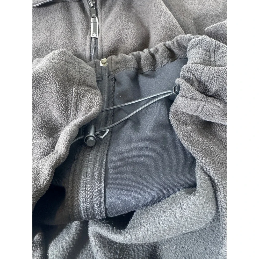 Columbia Men's Full Zip Fleece Jacket Gray Sportswear Outdoor Warm Coat‎